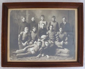 Antique Albert Schlichting Miles City Montana Football Team Cabinet Card Photo - Picture 1 of 9