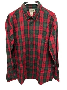 L.L Bean Langarm Flanell Hemd kariert Baumwolle Herren Gr. L Traditional Fit - Bild 1 von 4