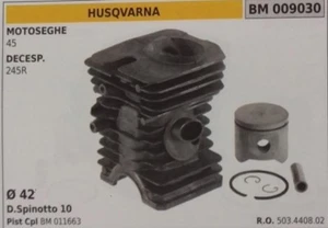 503440802 CILINDRO E PISTONE COMPLETO DECESPUGLIATORE HUSQVARNA 245R Ø 42 - Picture 1 of 1