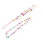  2 Pcs Plastic Mobile Phone Chain Lanyard Colored Wristbands