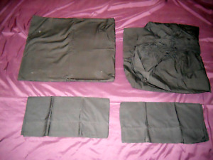 JCP Home Design / 4-Pc Sheet Set / BLACK / Queen sheets / King pillowcases
