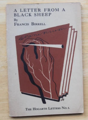 Francis Birrell Letter From A Black Sheep Hogarth Press Leonard & Virginia Woolf - Image 1 of 4
