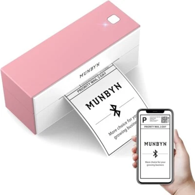 Bluetooth Thermal Shipping Label Printer SMART Packages Desktop Windows OS iOS - Image 1 of 4