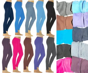 Hose Thermo Leggings lang Damen Fleece Leggins warm dick weich Gamaschen - Bild 1 von 19