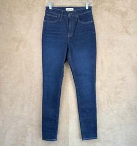 Madewell Jeans Damen 26 Blau Curvy High Rise Skinny Dark Wash Stretch Denim Neu mit Etikett - Bild 1 von 15