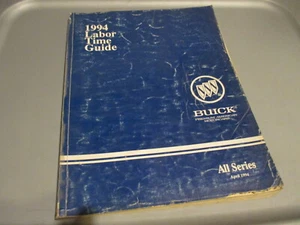 Original 1994 GM General Motors Buick Labor Time Guide All Series - Foto 1 di 12