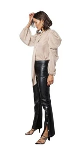 line and dot Aubree Blouse Champagne MD - Picture 1 of 4