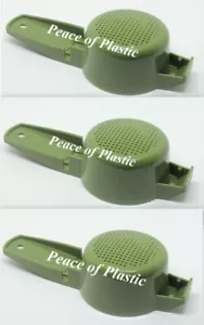 Tupperware New~ Set of 3~Green Gadgets Mini Sifters Loose Tea Strainers #879 - Picture 1 of 2