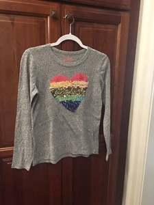 Usado en Excelente Condición 14 J Crew Cuts Corazón Coleccionable Camiseta Manga Larga Camiseta Top Camiseta - Imagen 1 de 4