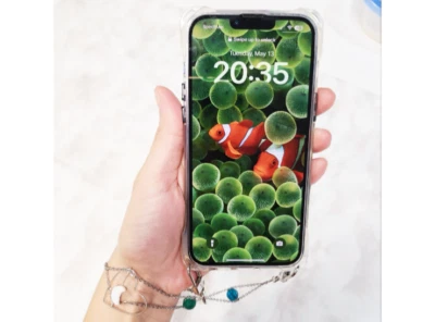 Iphone clear case , 4 different use modes  - Image 1 of 4