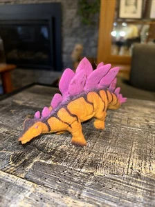 Disney Parks Animal Kingdom Dinoland ToySmith Stegosaurus DINOSAUR Squishimals 8 - Picture 1 of 5