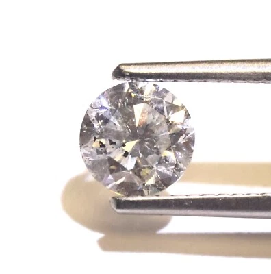 GIA 1.00ct I2 E LOOSE NATURAL BRILLIANT ROUND DIAMOND ESTATE VINTAGE ANTIQUE - Image 1 of 4