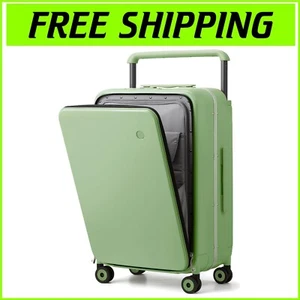 Elegant 24 Inch Hardside Suitcase with Shockproof Pocket & 360° Spinner Wheels - Picture 1 of 8