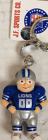 NFL Detroit Lions Lil Sports Brat Keychain, NEW (PLAYER) Cover