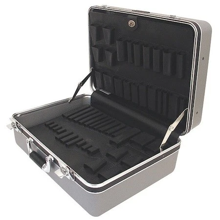 Estuche divisor acolchado gris PLATT 928TG-CB, 19"L X 14-1/4"W X 9-1/4"D Foto 1 de 1