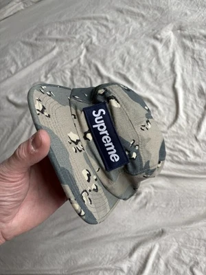Supreme Chocolate Chip Camo 5 Panel Hat - Image 1 of 4