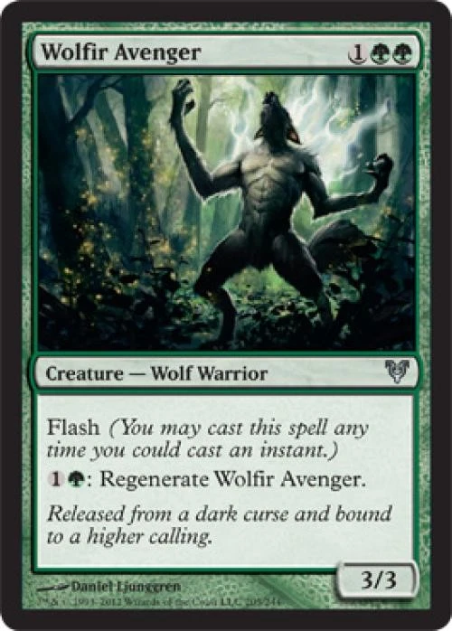 Wolfir Avenger -Foil Medium Play MTG Avacyn Restored - Image 1 of 1