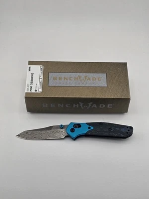 Benchmade 945-221 Mini Osborne Gold Class Plain Folding Pocket Knife - Image 1 of 4