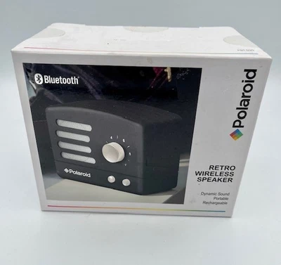Alto-falante sem fio retrô Polaroid Bluetooth. Novo na caixa. - Imagem 1 de 4