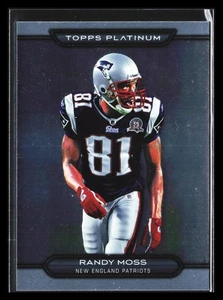Randy Moss 2010 Topps Platinum #150 New England Patriots CALCIO *234 - Foto 1 di 2