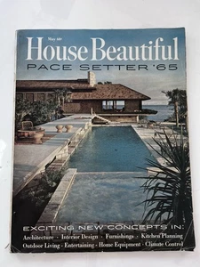 Vintage House Beautiful May 1965 – Mid-Century Modern Design Inspiration - Picture 1 of 14