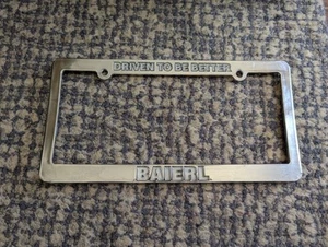 Driven To Be Better Baierl Toyota Mars Pennsylvania License Plate Frame - Picture 1 of 2