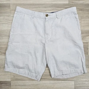 Banana Republic pantaloncino uomo Aiden beige chino taglia 33 lino cotone  - Foto 1 di 8