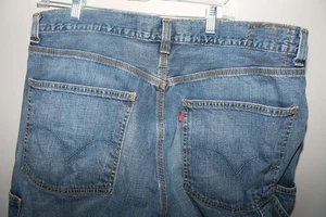 Y2K Levi's Carpender Relaxed Jeans 38x30 Skater Grunge Surfer West Coast Hip Hop - Picture 1 of 10