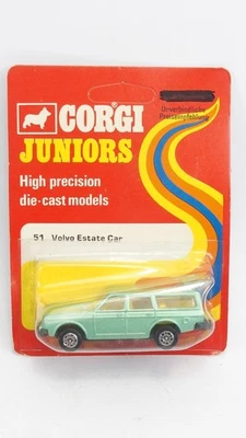 Corgi Juniors - 51 Volvo Estate Car Die-Cast OVP Blister NEU 1973 - Bild 1 von 4