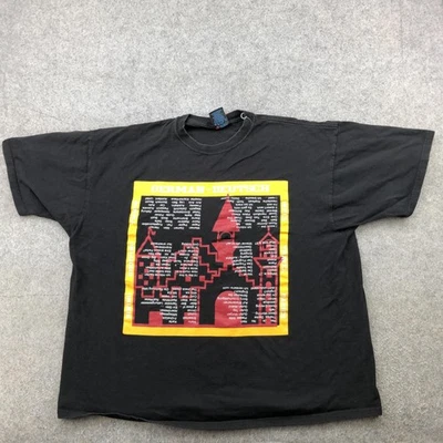 Vintage German Deutsch Shirt Mens 2XL Black Language Travel Hotel Dining Graphic - Image 1 of 4