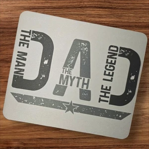 The Man, The Myth, The Legend 5MM Extra Thick PC Mousemat - Christmas Gift DAD - Picture 1 of 1