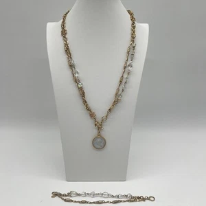 Vintage Kirk’s Folly Dream Angel Cameo - Love Never Dies Necklace & Bracelet - Picture 1 of 12