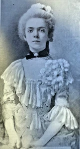 1902 Vintage Zeitschrift Illustration Alice Roosevelt Tochter Theodore Roosevelt - Bild 1 von 2