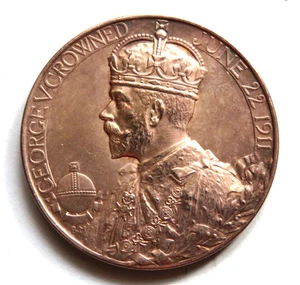 Great Britain. 1911 George V - Coronation Medal.. Silver, 31mm.. gEF - Picture 1 of 4