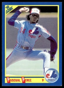 1990 Score Pascual Perez Montreal Expos #486 - Picture 1 of 2