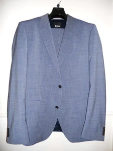 HUGO BOSS Recent BOSS fine italian super fabric suit Sz UK 46R"EU56R"w40-RRP£645 - Picture 1 of 14