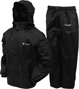 Frogg Toggs All Sport Rain Suit - Xxx-Large, Black Jacket & Pants, Waterproof - Picture 1 of 12