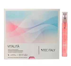 Tec Italy Vitalita Instant Repair Treatment 6 Ampoules / Ampolletas - Picture 1 of 3