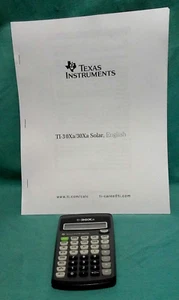 Texas Instruments Calculator TI-30Xa & Copy of Manual - Picture 1 of 9