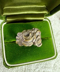 Reed and Barton Löffelring Größe 8,5. Vintage. Rosen. Besteck. - Bild 1 von 11