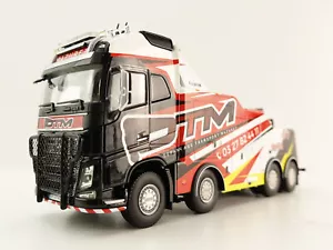 WSI 01-4508 Volvo FH4 Globetrotter XL 8x4 Falkom Wrecker Truck DTM Mazuret 1:50 - Picture 1 of 9