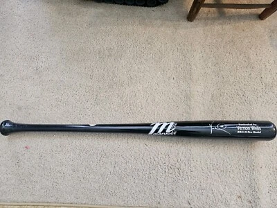 Vernon Wells Autographed Baseball Bat & Ball - Image 1 of 4