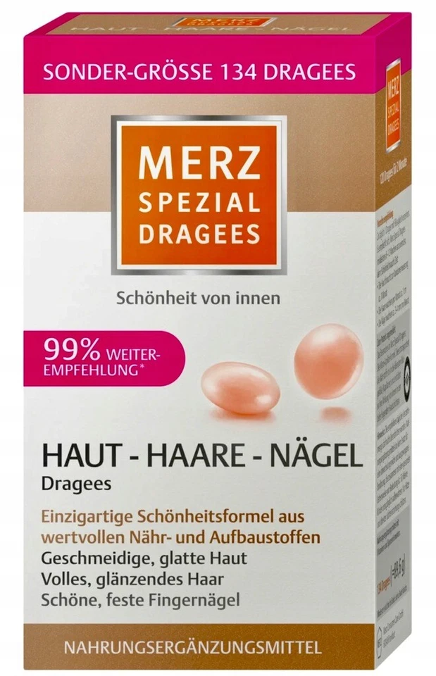 Merz Spezial Dragees Haut Haare Nägel 120/240/360 dragees Vitamin B12 Zink