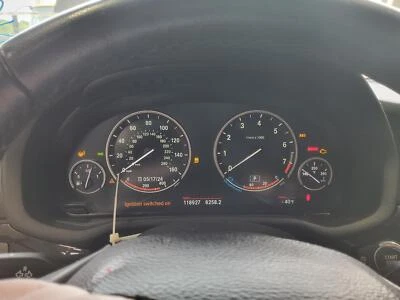 Used Speedometer Gauge fits: 2016 Bmw X3 cluster analog gasoline MPH w/head-up d - Image 1 of 4