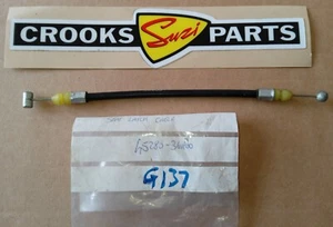 NUEVO DE LOTE ANTIGUO 45280-36A00 RG125 / RG80 Genuino Suzuki Bloqueo Cable Liberación Asilo. - Imagen 1 de 7