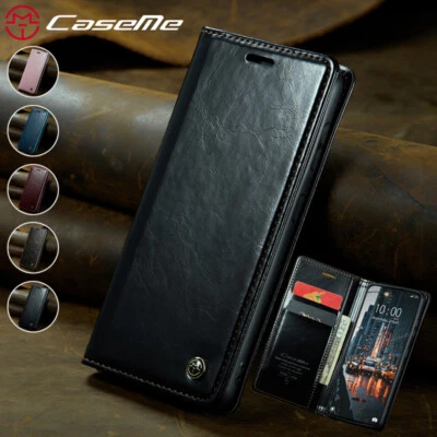 Funda Cartera de Cuero Magnética Tarjeta Delgada Abatible Cubierta para Xiaomi Mi 13 Lite 13 Pro Foto 1 de 4