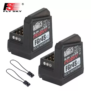2Pcs Flysky FGR4S V2 Receiver 2.4GHz 4CH f/FS-Transmitter Controller RC Car Q5E4 - Picture 1 of 13