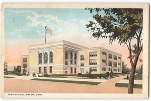 High School, Salem, Ohio VTG Postcard SK2. - Picture 1 of 2