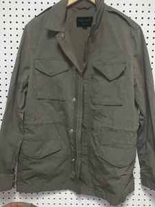 Chaqueta/parka mediana All Saints verde utilitaria LOGAN para hombre - Imagen 1 de 9