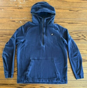 Nike Sportswear NSW Long Sleeve Hoodie Men's Size XL Dark Blue 805132-451 - Picture 1 of 7